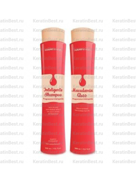 Happy Hair Macadamia Gloss (набор) 1000/1000 ml.