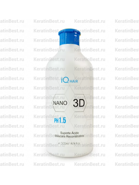 IQ HAIR NANO 3D (кислая подложка)  - 500 ml.