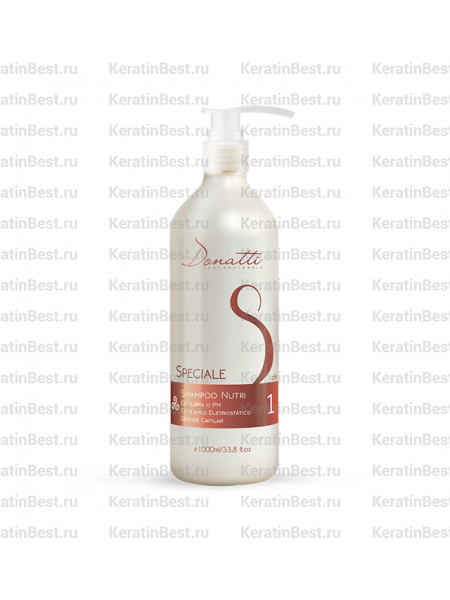 Donatti Speciale Shampoo Nutri, Шаг 1 - 1000 ml.